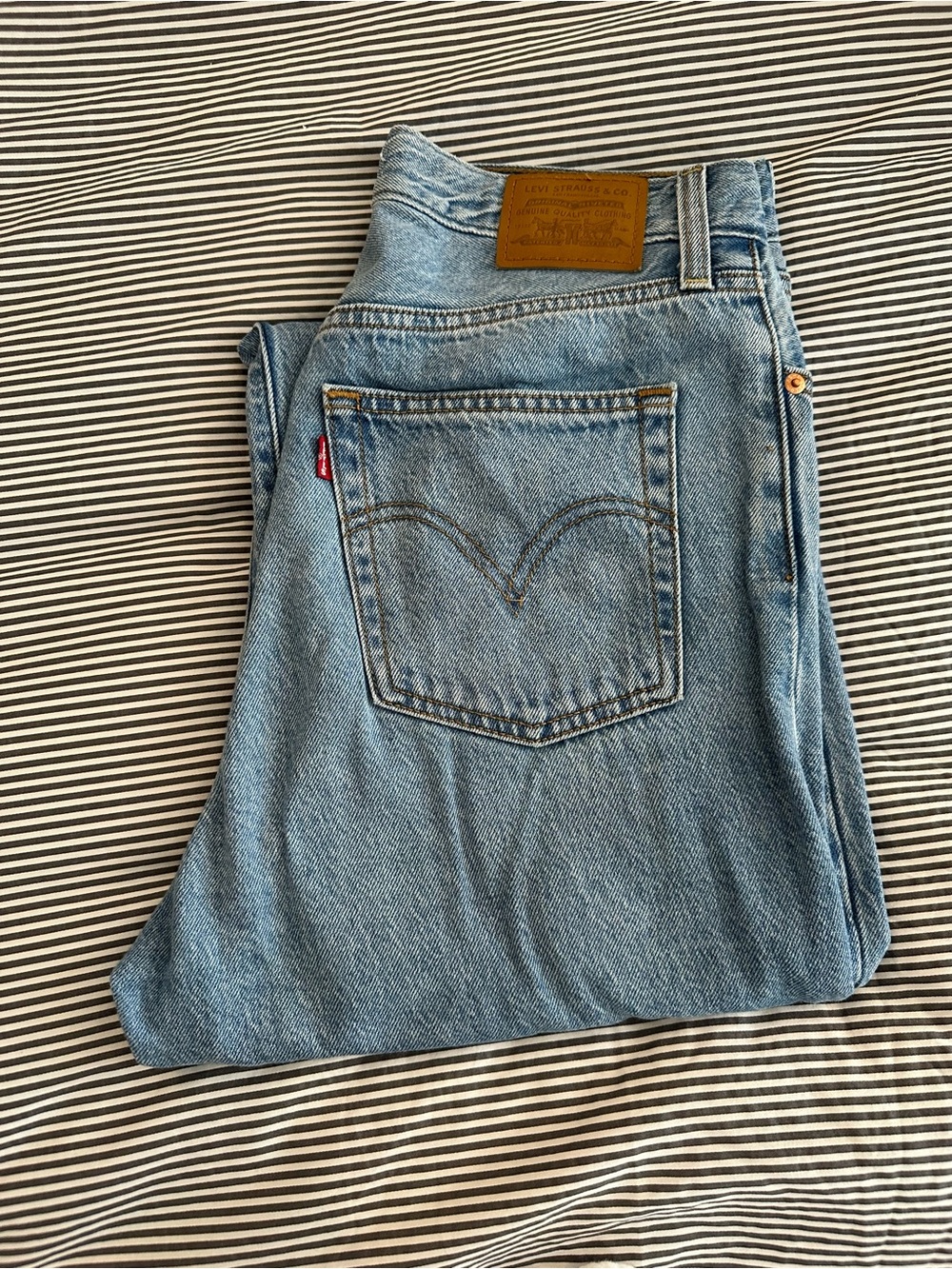 Levi’s Ribcage Jeans, Light Blue Wash